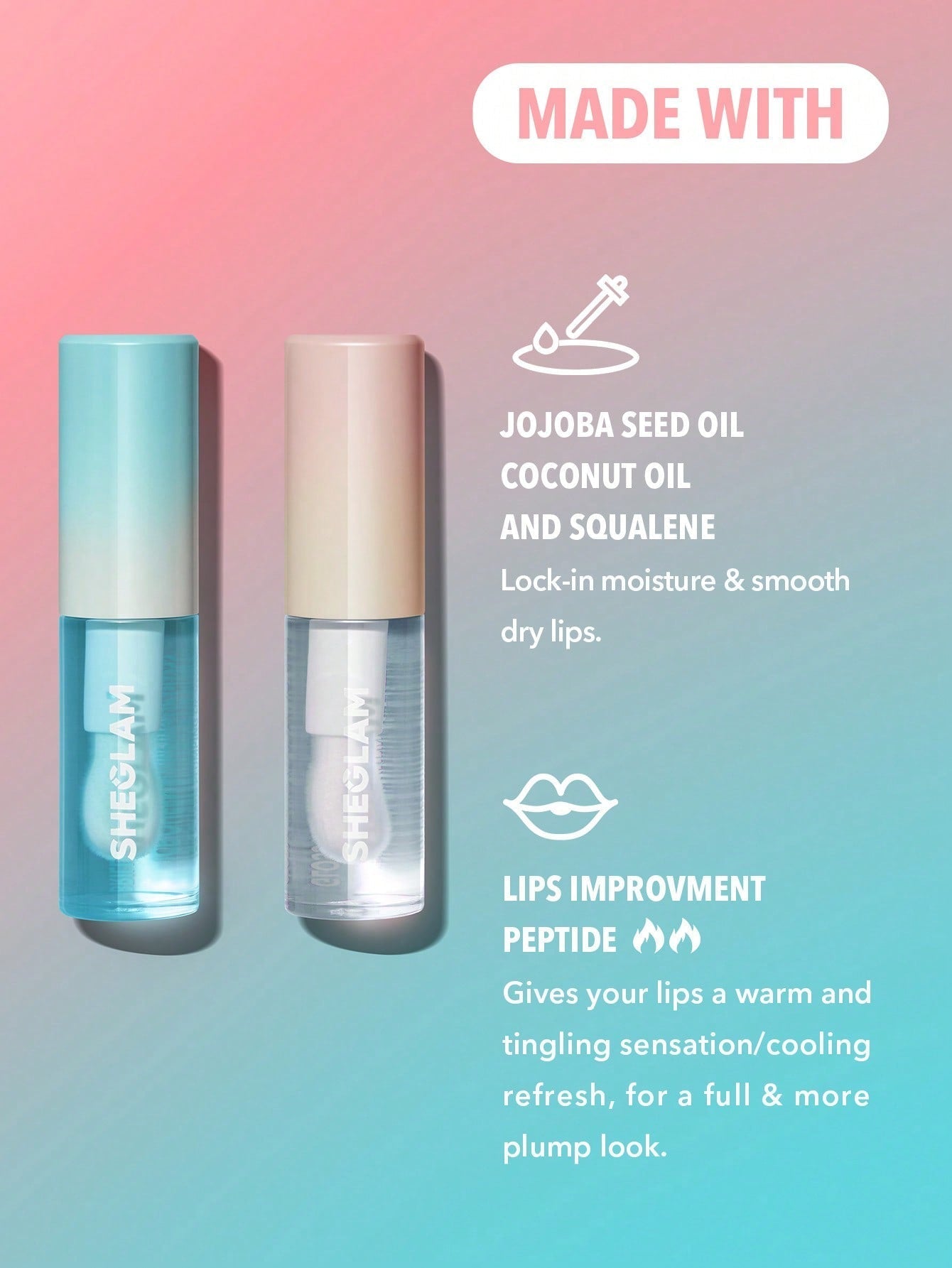 SHEGLAM Hot Goss Plumping Lip Gloss - Negative Apparel