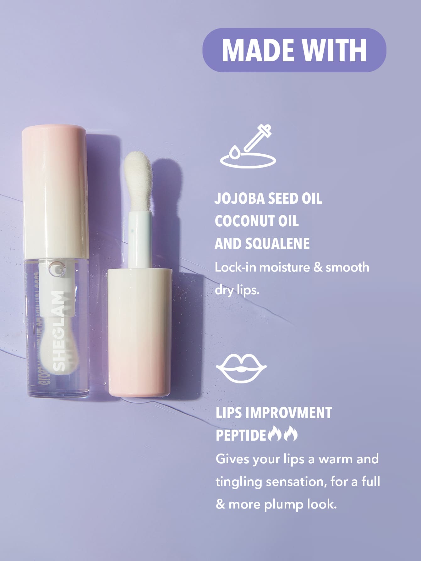 SHEGLAM Hot Goss Plumping Lip Gloss - Negative Apparel