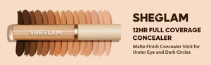 SHEGLAM Like Magic 12Hr Full Coverage Concealer - Matte Liquid Concealer - Negative Apparel