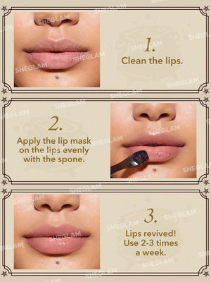 SHEGLAM Magic Cauldron Lip Mask Moisturizing Gel Lip Care Purple Lip Balm - Negative Apparel