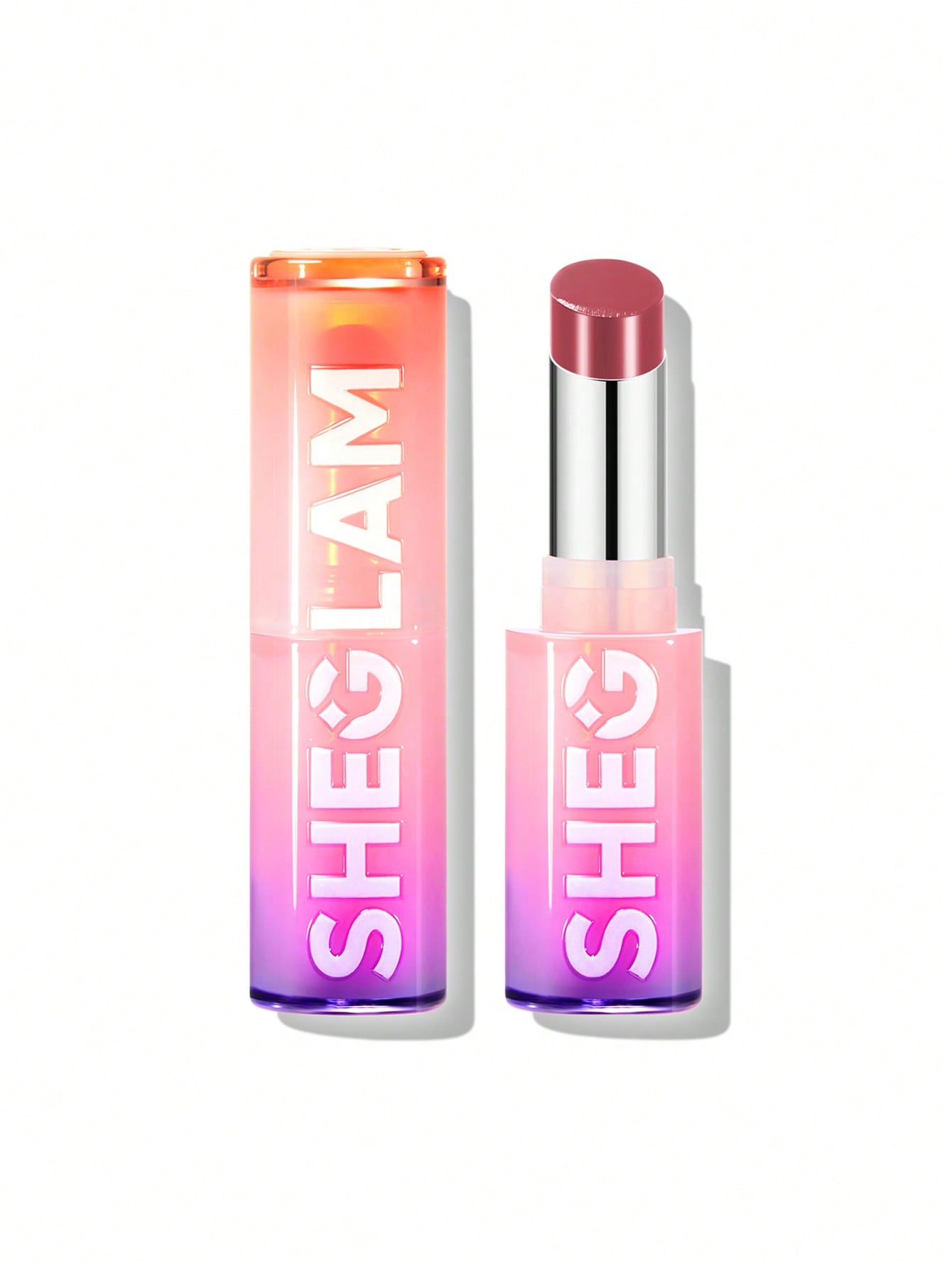 SHEGLAM Mirror Kiss High - Shine Lipstick - High Gloss Shine Glitter Lipstick - Negative Apparel