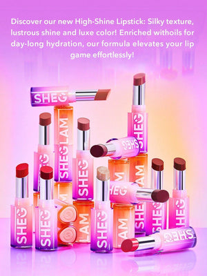 SHEGLAM Mirror Kiss High-Shine Lipstick-High Key - Negative Apparel
