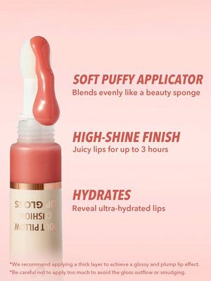 SHEGLAM Pout Pillow Cushion Lip Gloss -Color K.O. - Negative Apparel
