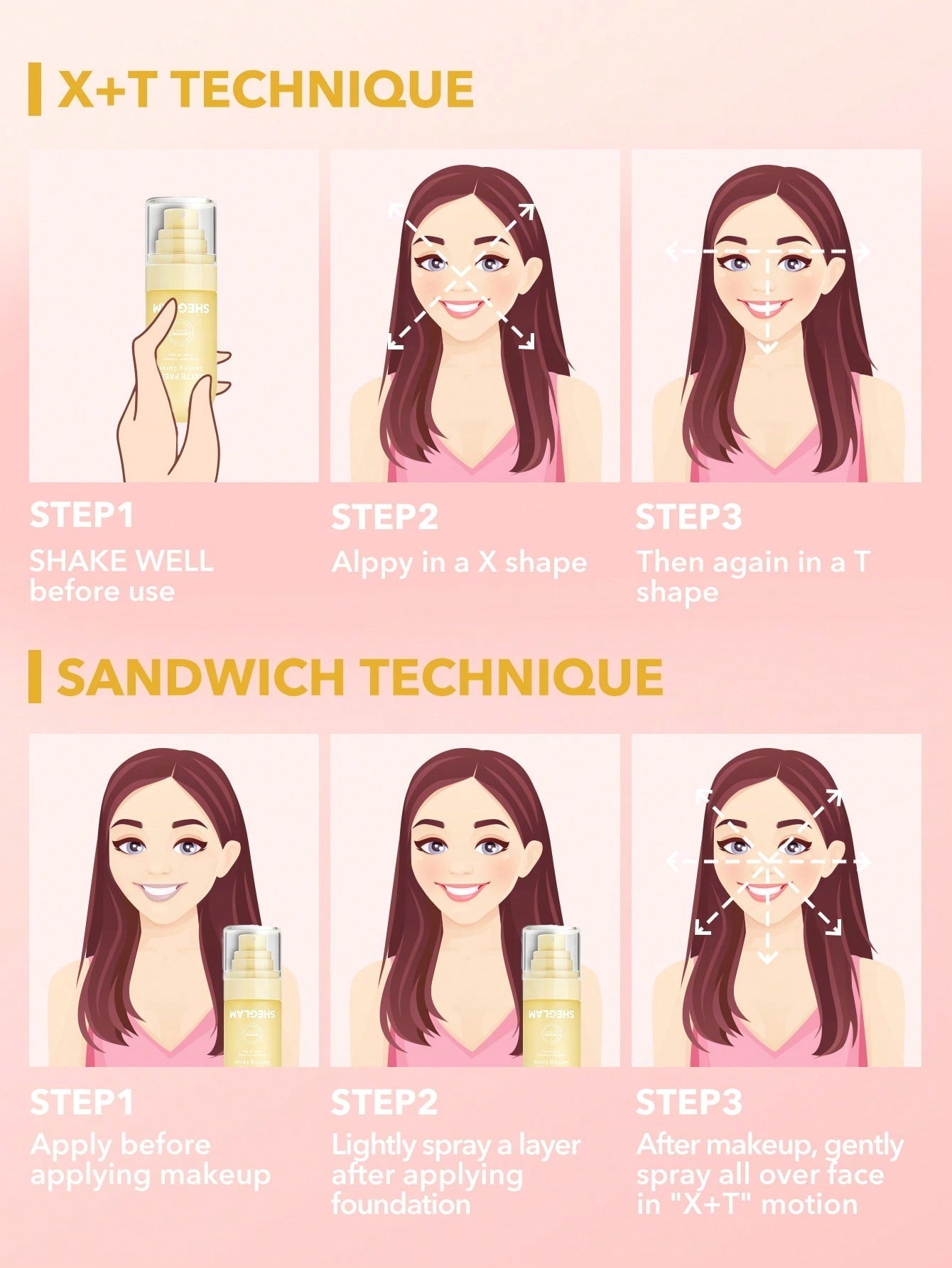 SHEGLAM Press Refresh Setting Spray - Negative Apparel