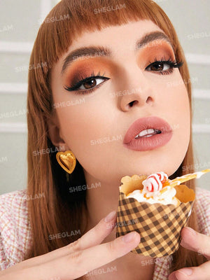 SHEGLAM Smart Cookie Palette 12-Clolor Shimmer Matte Eyeshadow Palette Warm Brown Smoky Eyes Long Lasting Ultra Pigmented Soft Smooth Blendable Eyeshadow - Negative Apparel