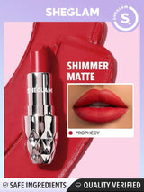 SHEGLAM Starlight Velvet Lipstick - Deep Under - Prophecy - Negative Apparel