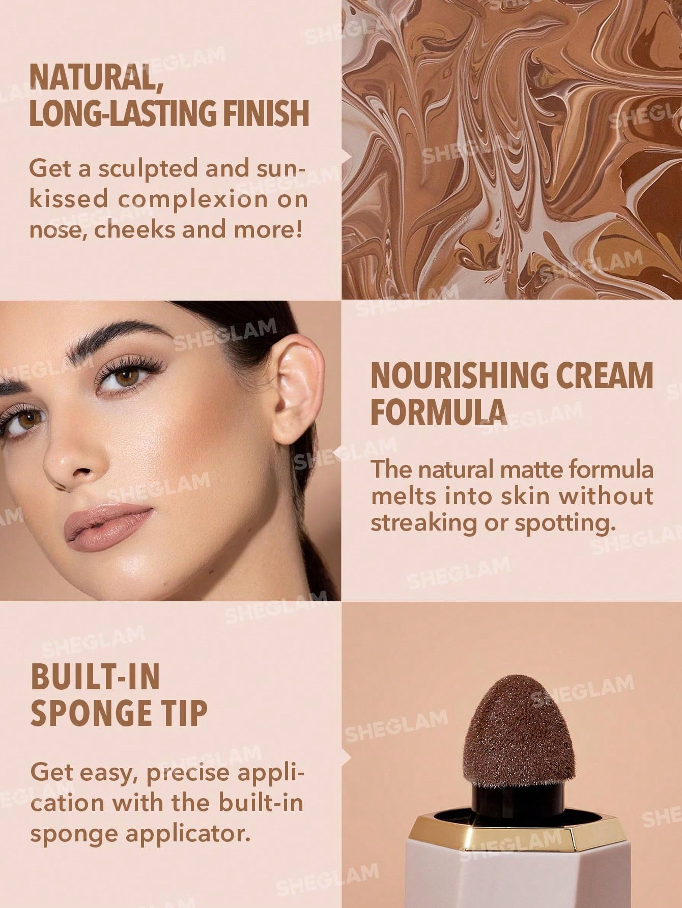 SHEGLAM Sun Sculpt Liquid Contour (Deep Shades) - Negative Apparel