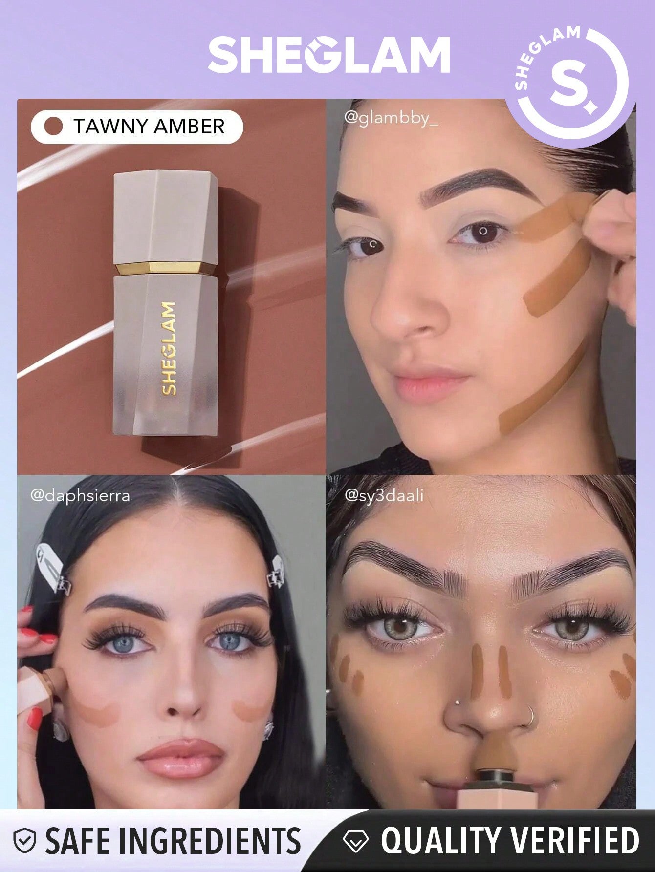 SHEGLAM Sun Sculpt Liquid Contour (Deep Shades) - Negative Apparel