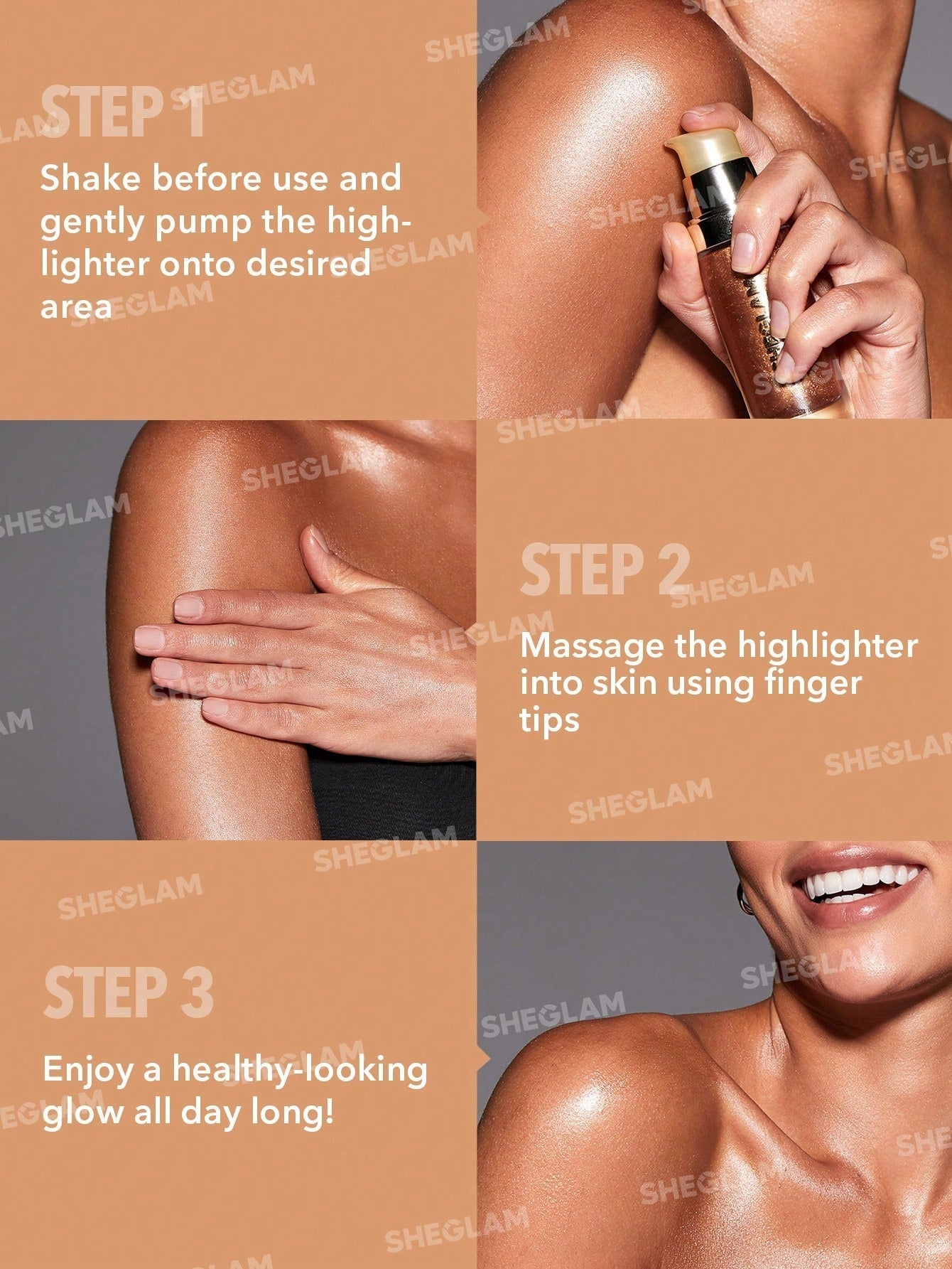 SHEGLAM Sunkissed Body Highlighter - Negative Apparel