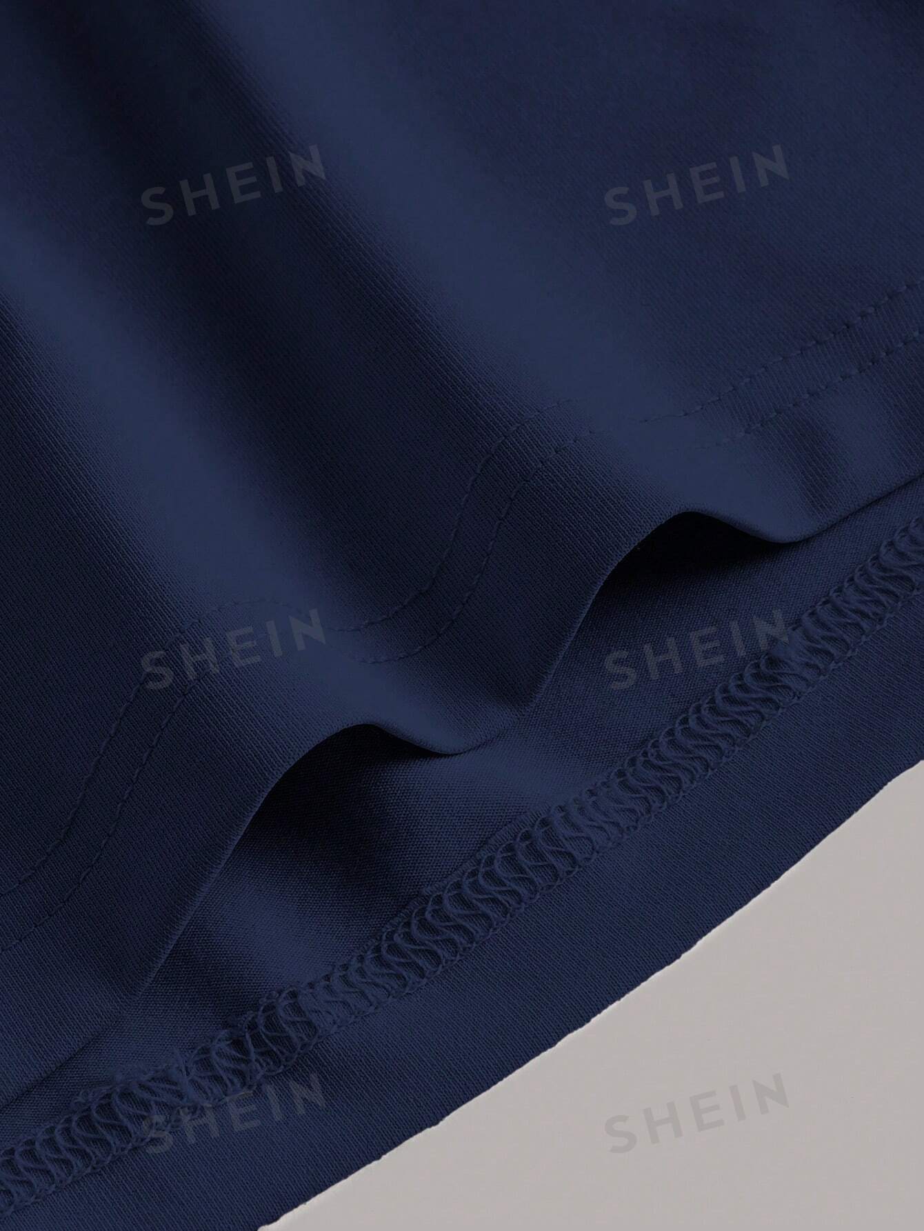 SHEIN EZwear Women's Plus Size Solid Knit Bodycon Dress - 20 (4XL) / Navy Blue SHEIN EZwear Women's Plus Size Solid Knit Bodycon Dress - 20 (4XL) / Navy Blue