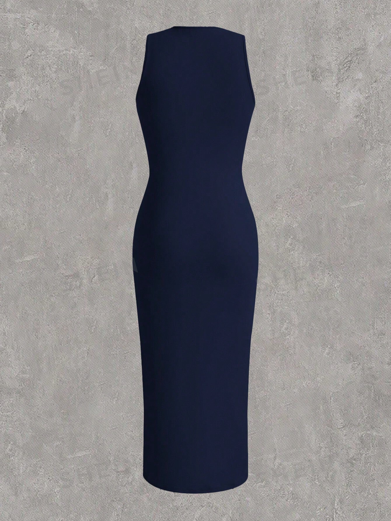 SHEIN EZwear Women's Plus Size Solid Knit Bodycon Dress - 20 (4XL) / Navy Blue SHEIN EZwear Women's Plus Size Solid Knit Bodycon Dress - 20 (4XL) / Navy Blue