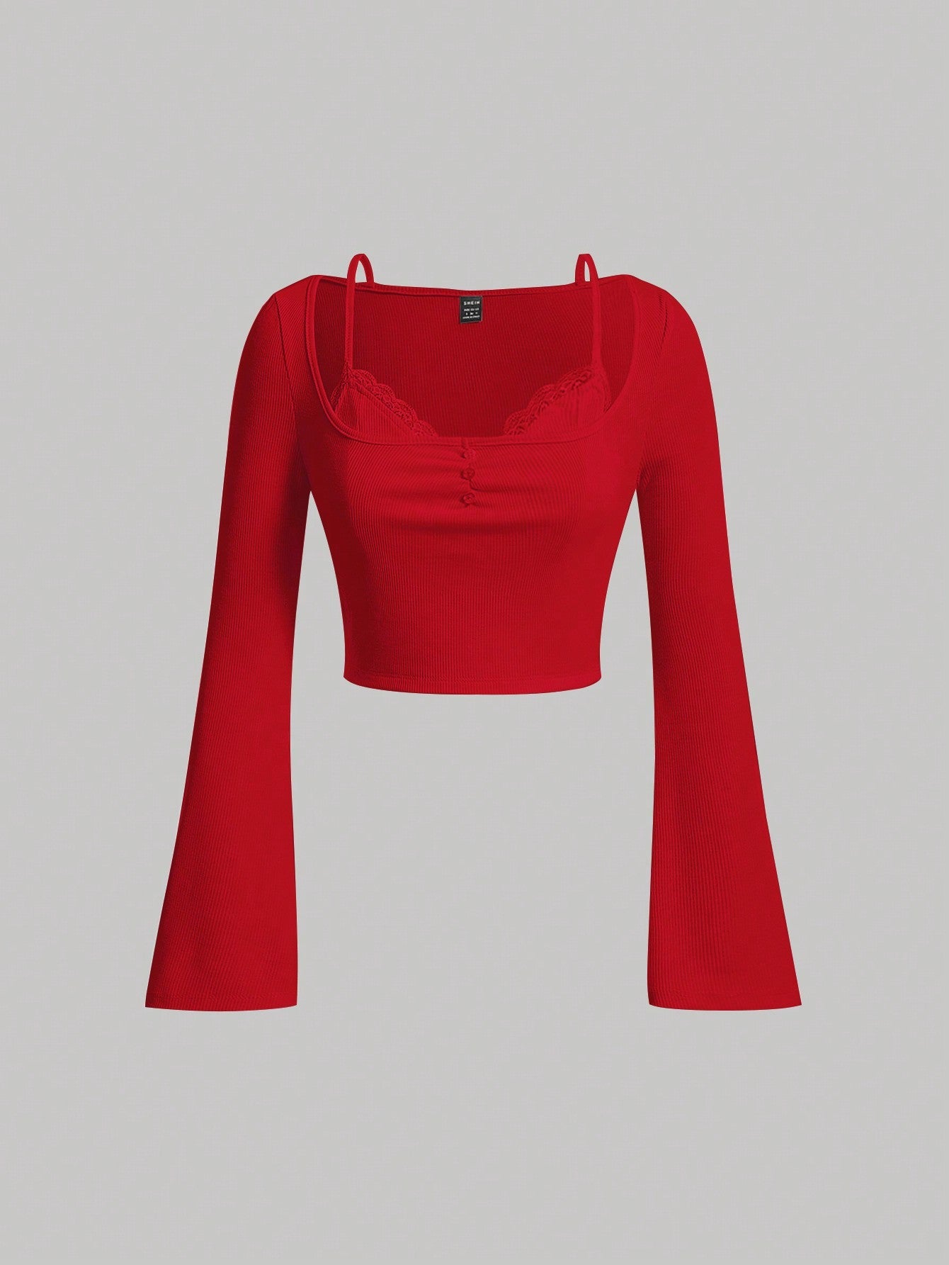 SHEIN MOD Date Night Tops Spring Break Solid Ruched Bust