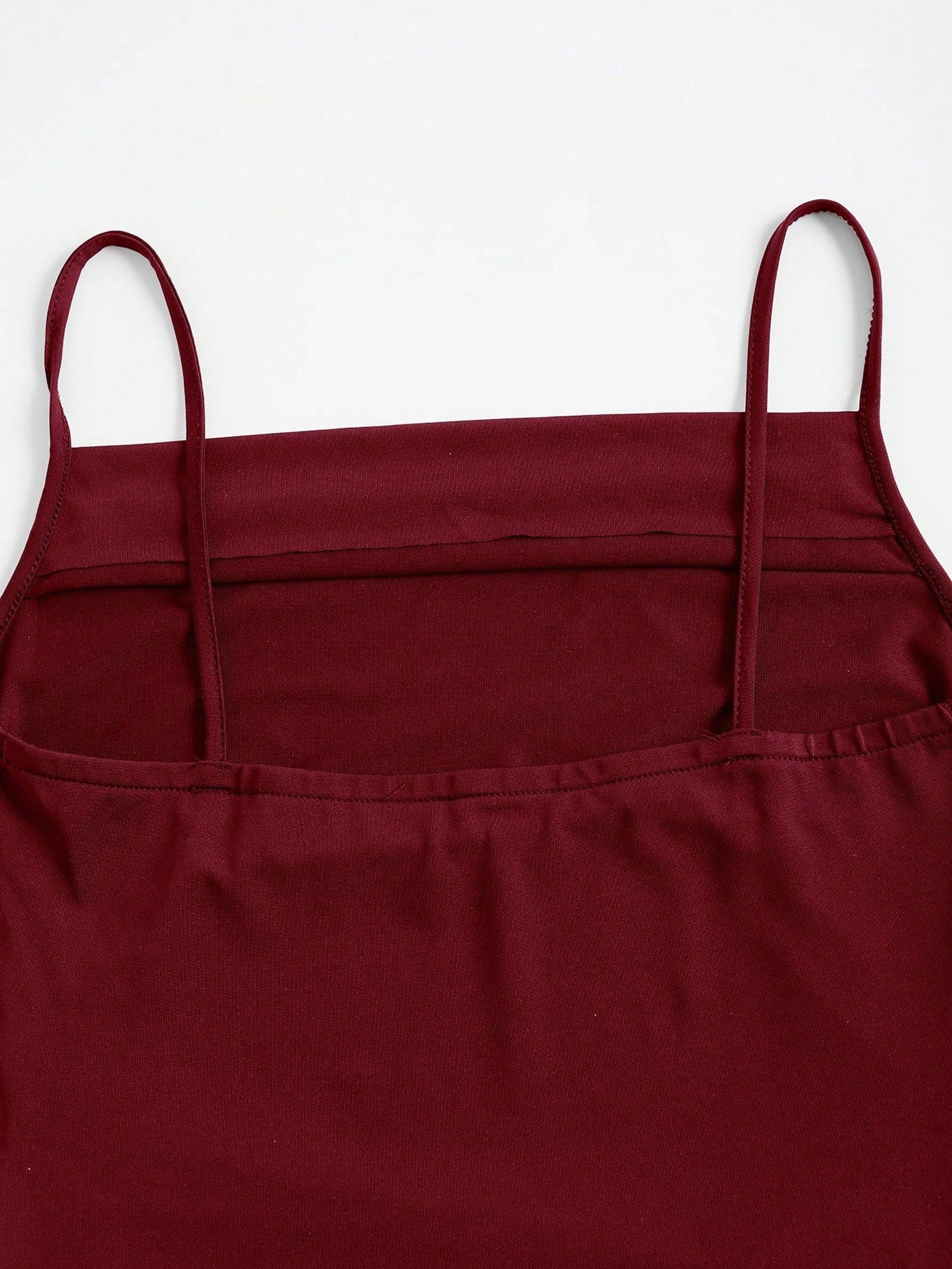 SHEIN Solid Ruched Cami Dress - Negative Apparel
