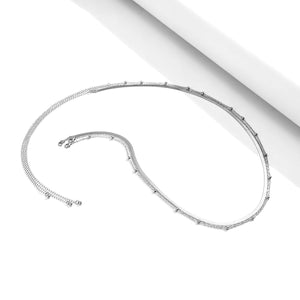 Simple double - layer snake bone chain women's body chain - Negative Apparel