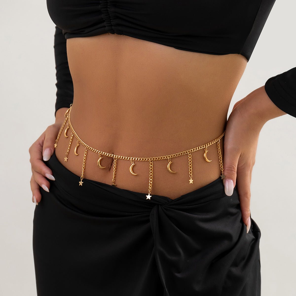 Simple three - layer women's body chain - Negative Apparel