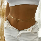 Simple three - layer women's body chain - Negative Apparel