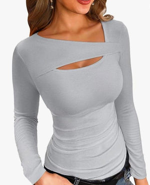 Slim Short Sleeve T-shirt Tops - Negative Apparel