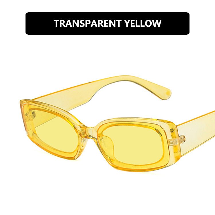 Small frame sunglasses simple square 2025 new sunglasses FD - Negative Apparel