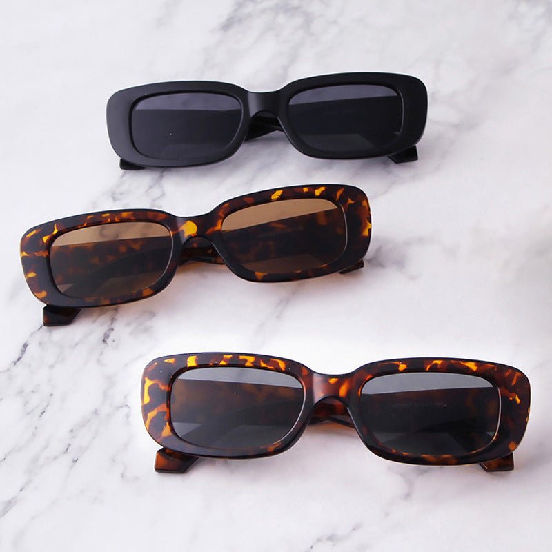 Small frame sunglasses simple square 2025 new sunglasses - Negative Apparel