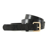 Snake pattern belt women's belt jeans versatile ladies decorative black pants belt student simple trendy casual - Negative Apparel