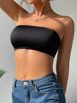 Solid Bandeau Bra - Negative Apparel