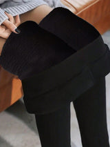 Solid Thermal Lined Leggings - Negative Apparel