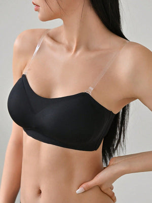 Solid Wireless Bra - Negative Apparel