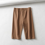 Sports fitness tight five - point solid color shorts running pants - Negative Apparel