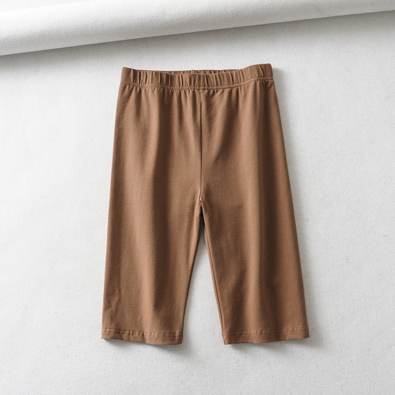 Sports fitness tight five - point solid color shorts running pants - Negative Apparel