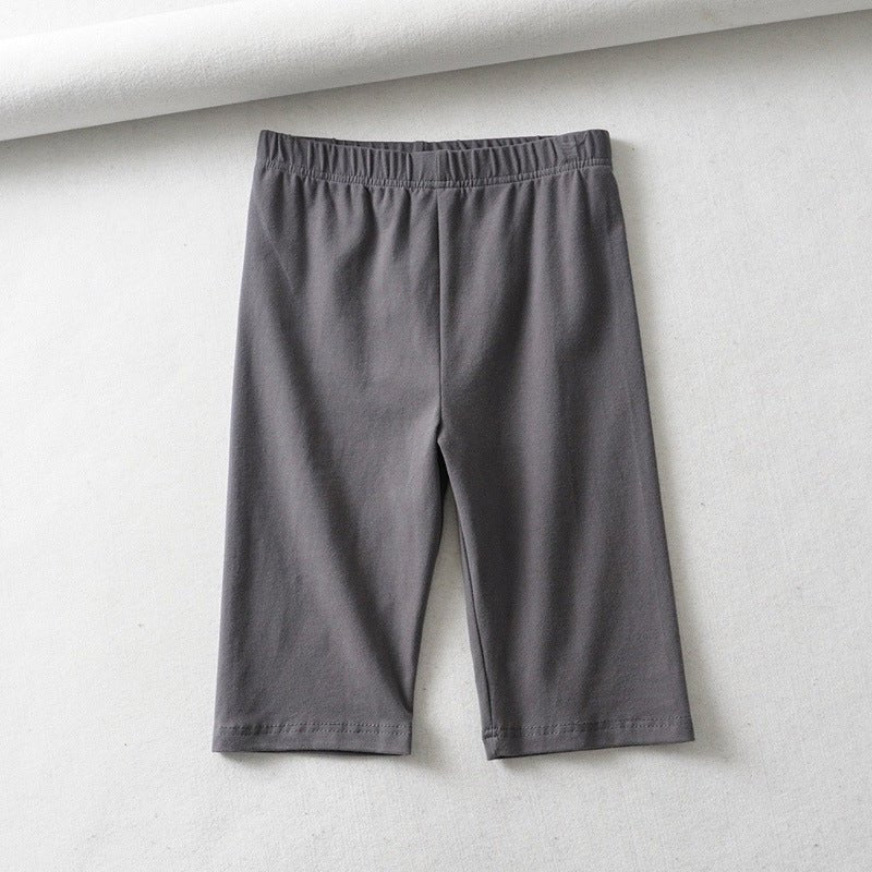 Sports fitness tight five - point solid color shorts running pants - Negative Apparel