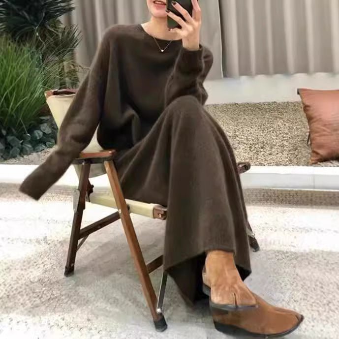 Straight skirt + sweater two - piece set - Negative Apparel