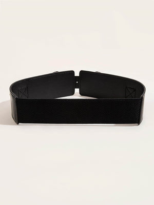 Street 1pc Women Double Buckle Fashion Western Belt For Daily Decoration - Negative Apparel