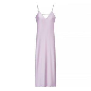 💛 Street Style High Waist Suspender Dress for Women | Solid Color Summer Midi Dress – Polyester | Part No. CY61336 - Negative Apparel