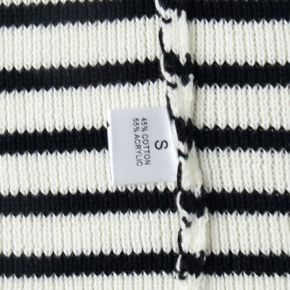 Striped Polo Knit Sweater for Women | Loose Fit Casual Pullover | Acrylic Cotton Blend | Korean Style Top | Summer 2025 Fashion - Negative Apparel
