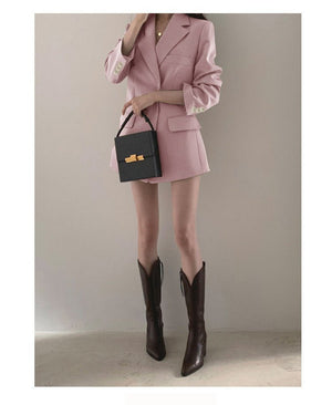 Suit jacket Korean version retro Office Jacket outer wear trendy Jacket - Negative Apparel