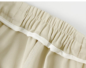 Suit shorts women's outer wear summer new high - waisted thin loose wide - leg pants thin casual women's five - point medium pants - Negative Apparel