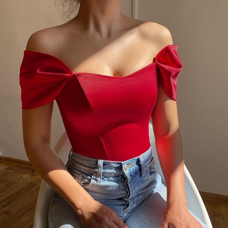 Summer fishbone waist tube top vest - Negative Apparel