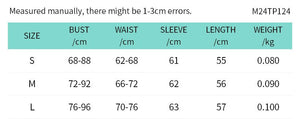 Summer new solid color long - sleeved bottom mesh hollow top - Negative Apparel