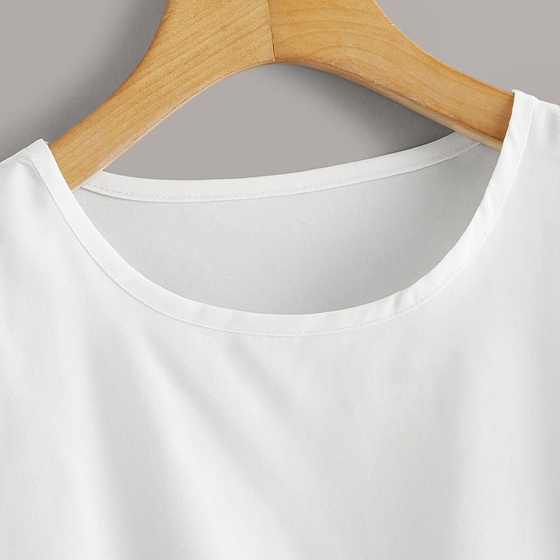 Summer new vacation style Amazon crew neck shirt women's clothing - Negative Apparel