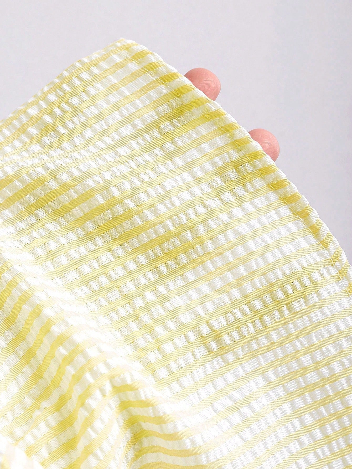 Summer Stripe Set | V - Neck Crop Top + Lace - Up Wide Pants - Negative Apparel