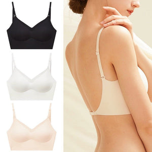 Summer versatile underwear for women with thin style, U - shaped vest style, soft steel ring, side breasts, bra - Negative Apparel