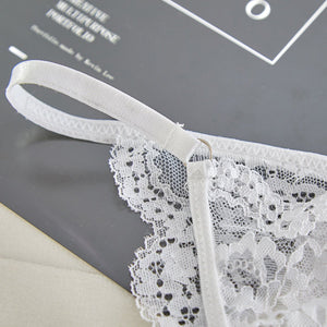 Suspender lace perspective sxy lingerie bra set - Negative Apparel