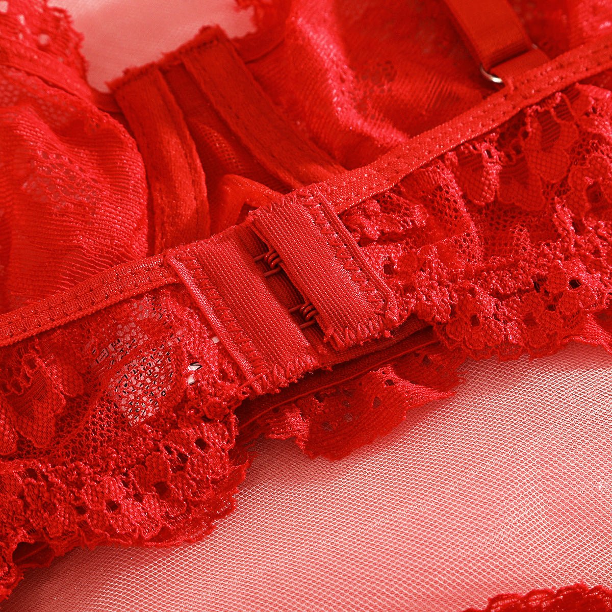 Suspender lace perspective sxy lingerie bra set - Negative Apparel