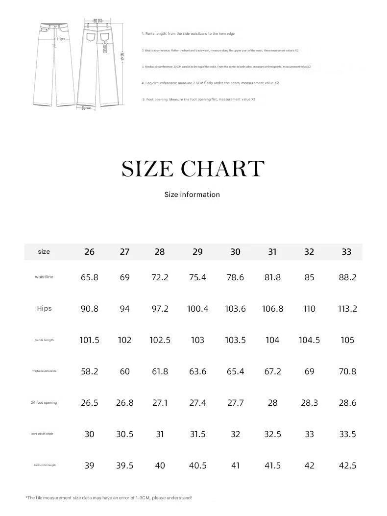 Tencel hemp wide - leg jeans women's summer new denim blue non - fading casual and thin straight - leg pants - Negative Apparel