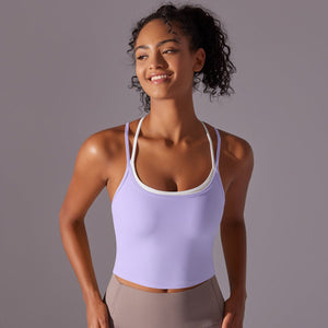 The Bare Bliss | Women's Seamless High - Neck Sports Bra - Negative Apparel