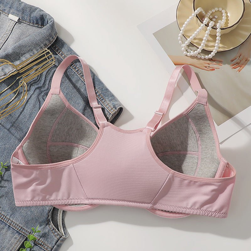 The Blushing Confidence | Plus Size Front - Closure Underwire Bra - Negative Apparel