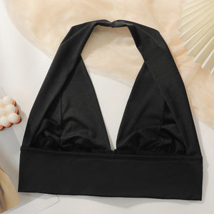 The Bold Reveal | Plus Size Halter Front - Closure Backless Bra - Negative Apparel