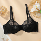 The Enchanted Lace Set | Women's Ultra - Thin See - Through Lace Bra & Panty Set - Negative Apparel