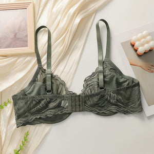 The Enchanted Lace Set | Women's Ultra - Thin See - Through Lace Bra & Panty Set - Negative Apparel