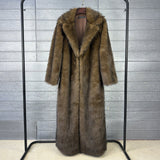 The Faux Fox Overlord | Women's Long Faux Fur Oversized Blazer Coat - Negative Apparel